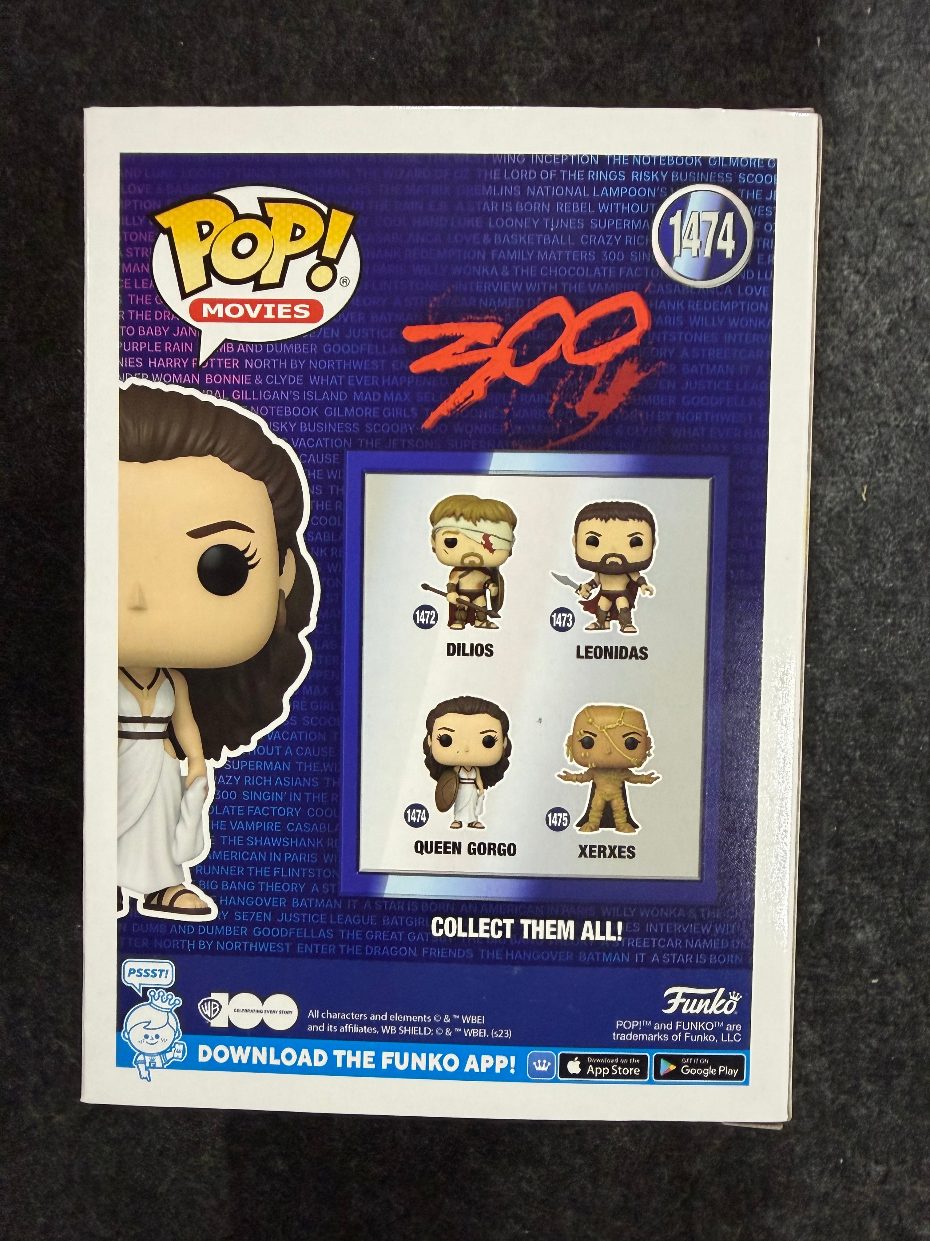 Lena Headey Signed 300 Queen Gorgo #1474 Funko - JSA Witnessed