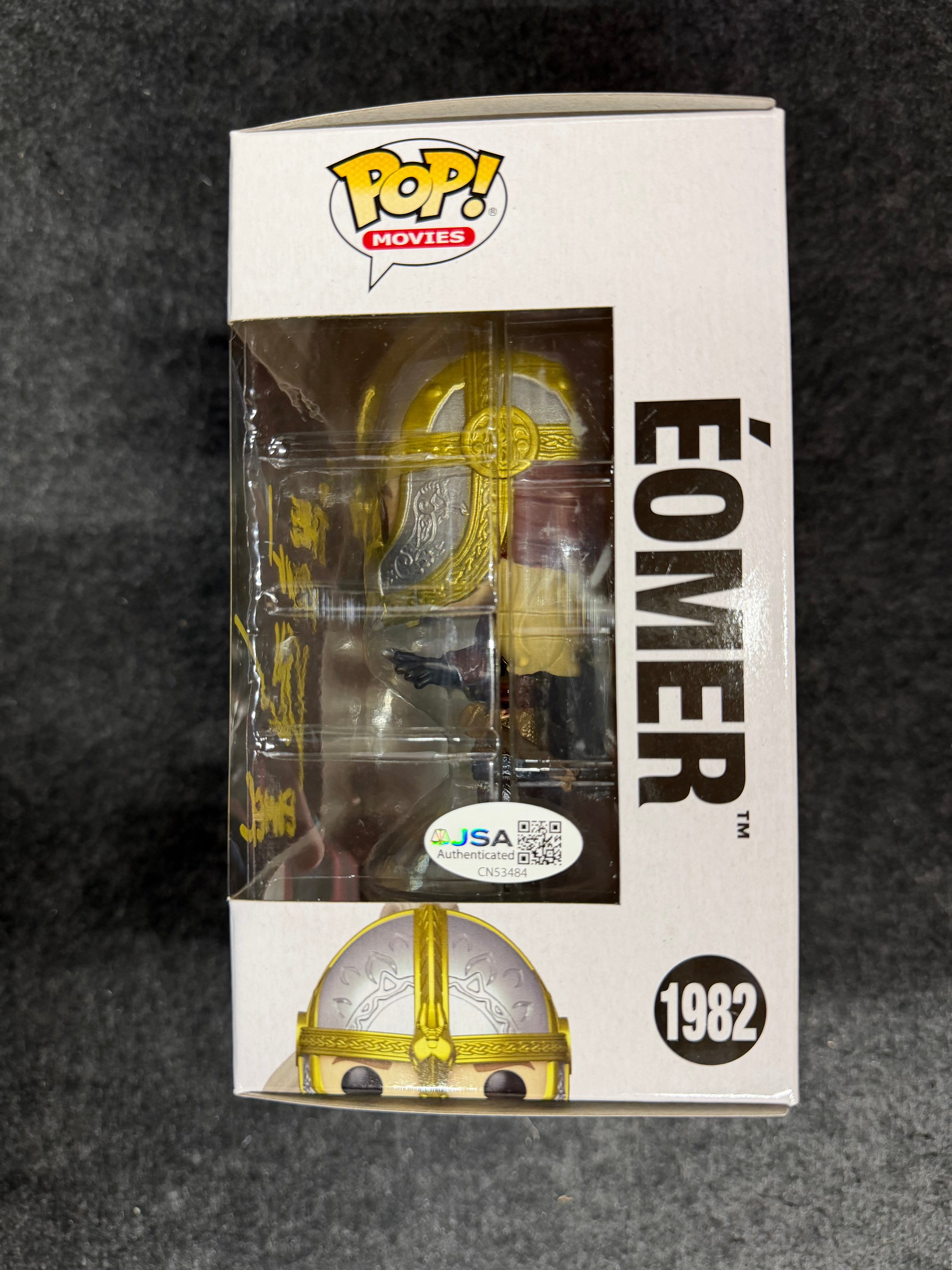 Karl Urban Signed The Lord of the Rings Eomer #1982 Funko WITH QUOTE - JSA COA