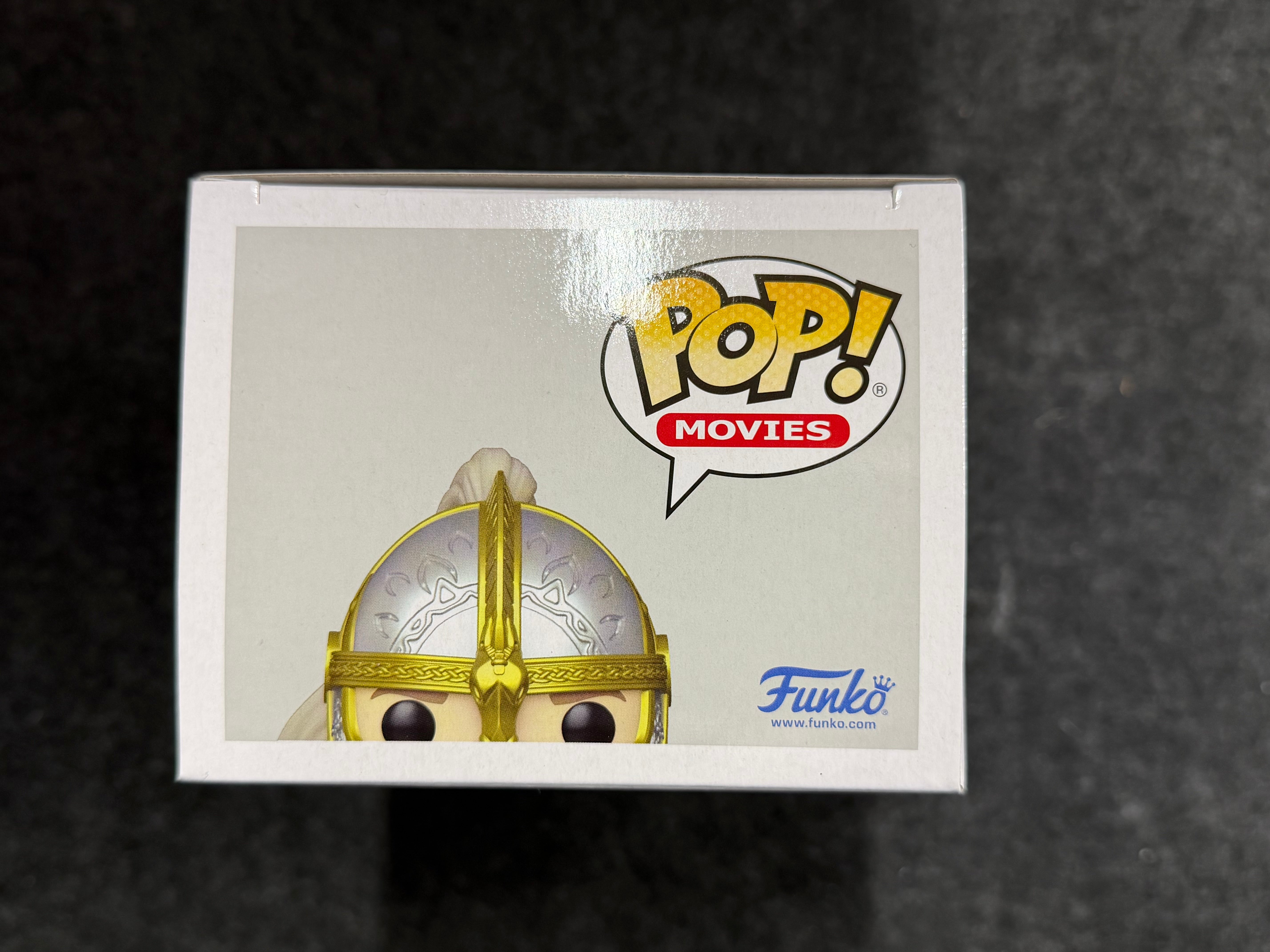 Karl Urban Signed The Lord of the Rings Eomer #1982 Funko WITH QUOTE - JSA COA