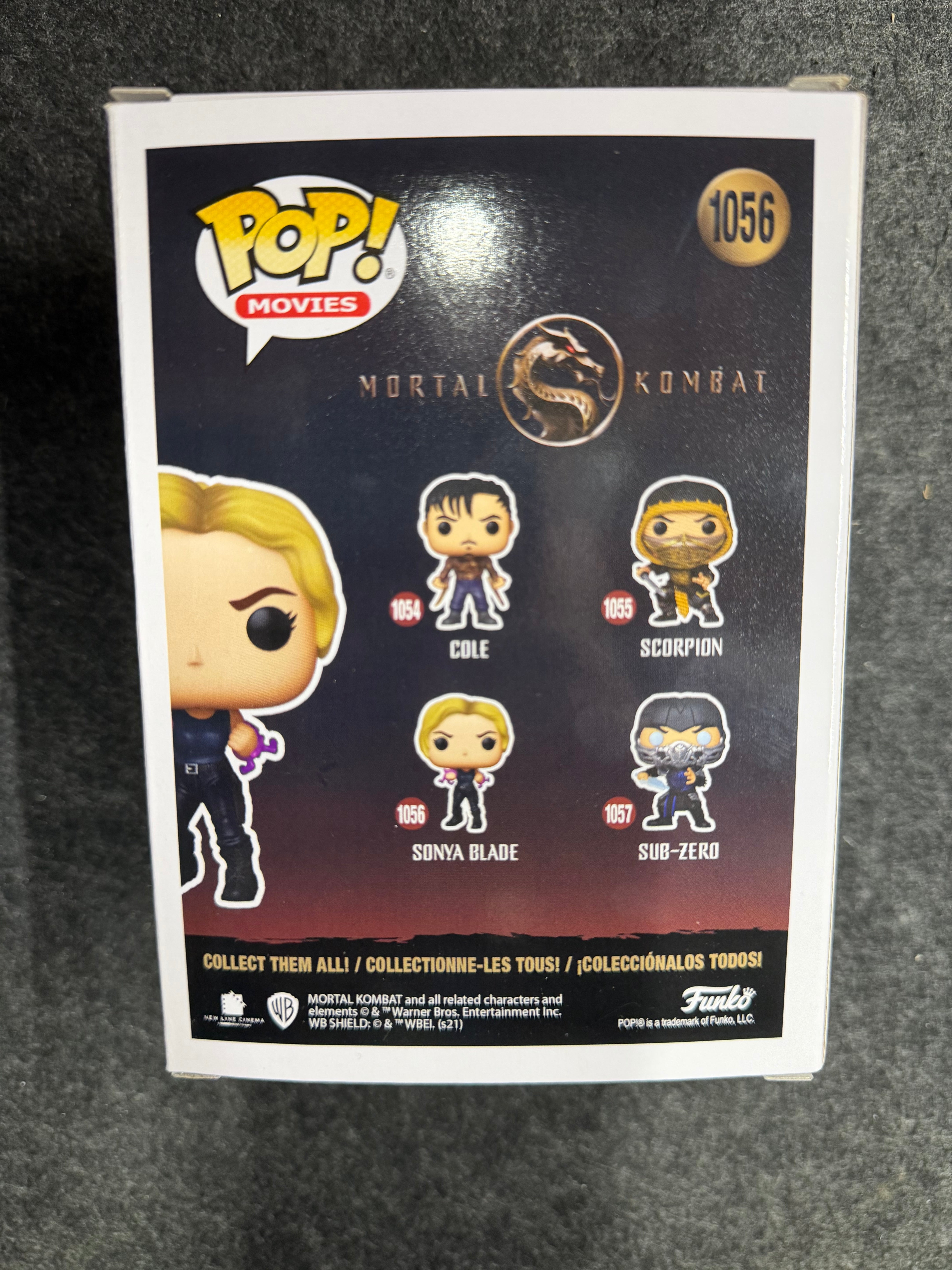 Jessica McNamee Signed Sonya Blade Mortal Kombat #1056 Funko - JSA COA