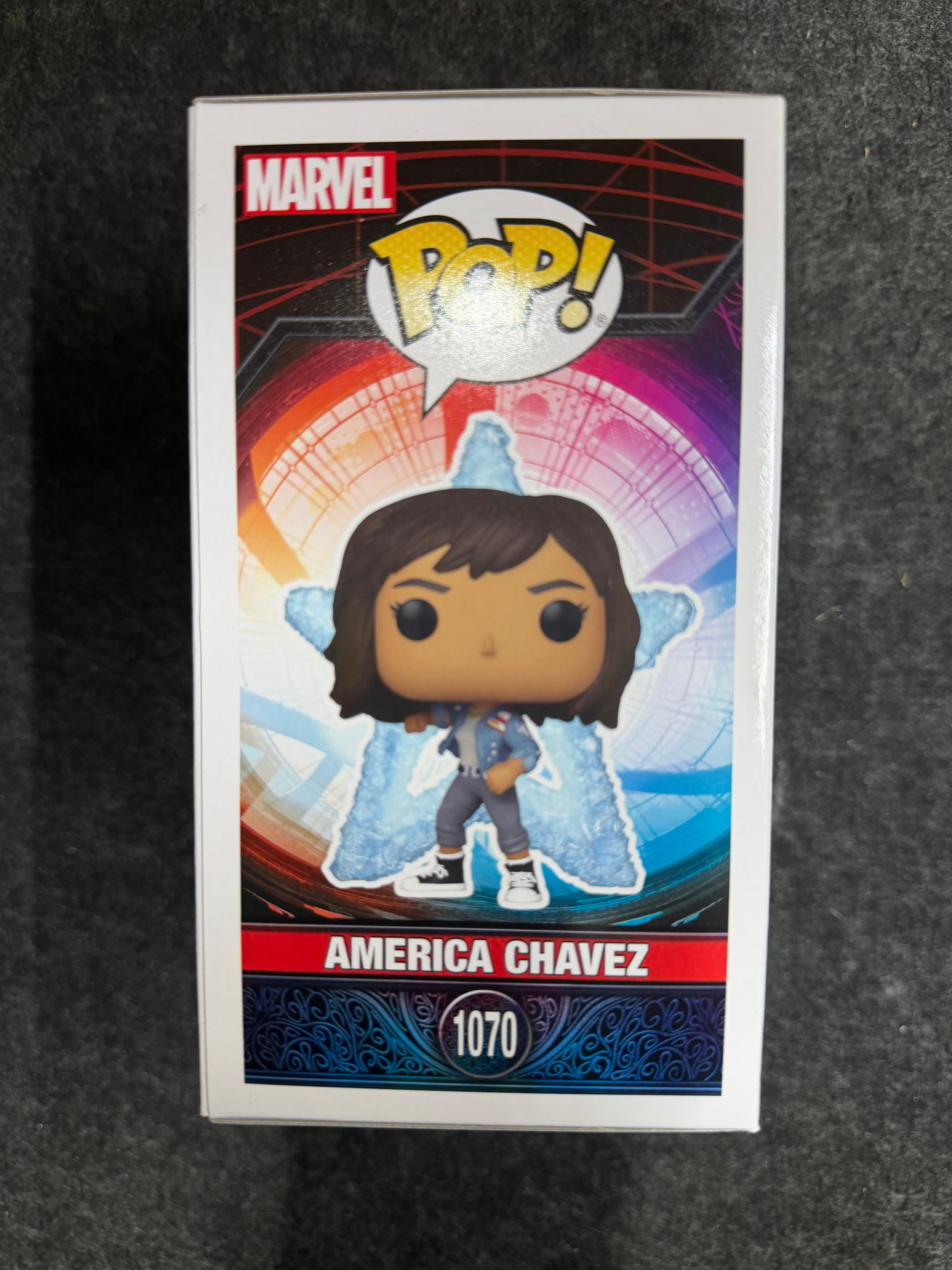 Xochitl Gomez Signed America Chavez #1070 Funko - Beckett COA