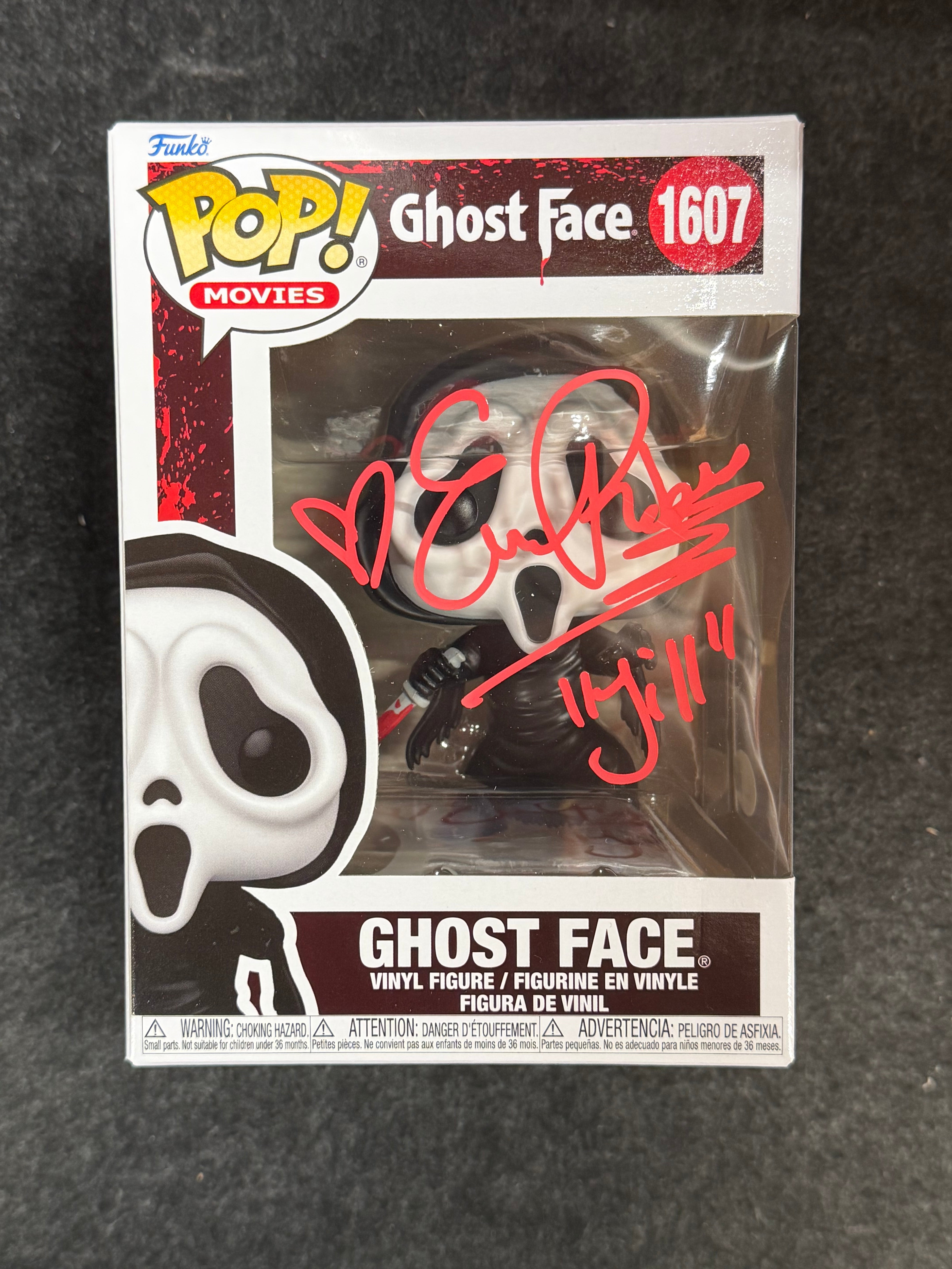 Emma Roberts Signed Ghost Face #1607 Funko - JSA Witnessed