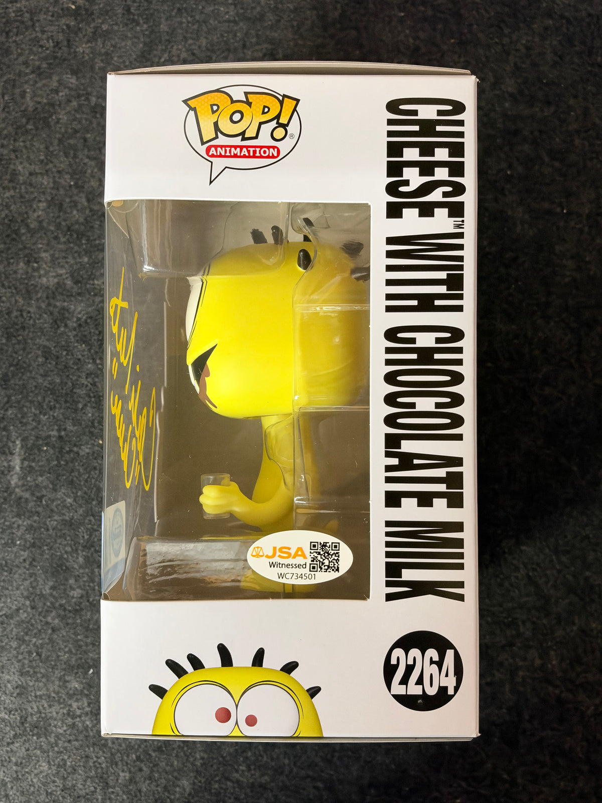 Candi Milo Signed Cheese Foster's Home for Imaginary Friends #2264 Funko - JSA COA