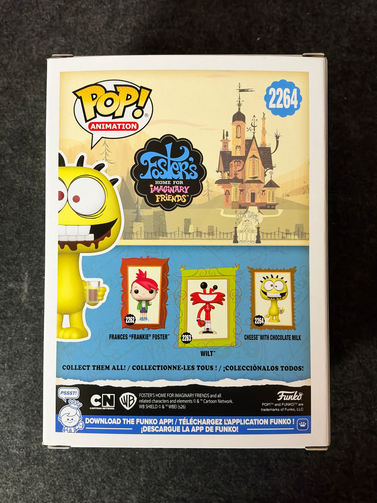 Candi Milo Signed Cheese Foster's Home for Imaginary Friends #2264 Funko - JSA COA
