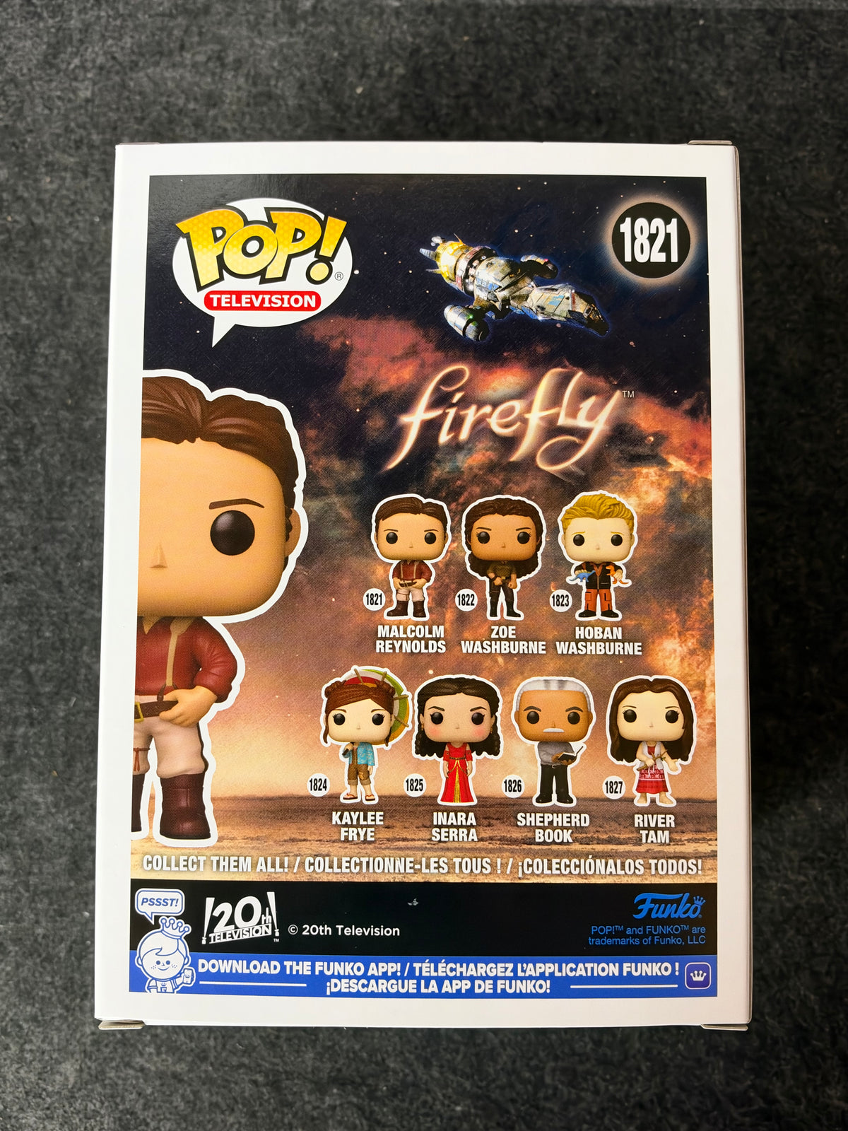 Nathan Fillion Signed Malcolm Reynolds Firefly #1821 Funko - JSA Witnessed
