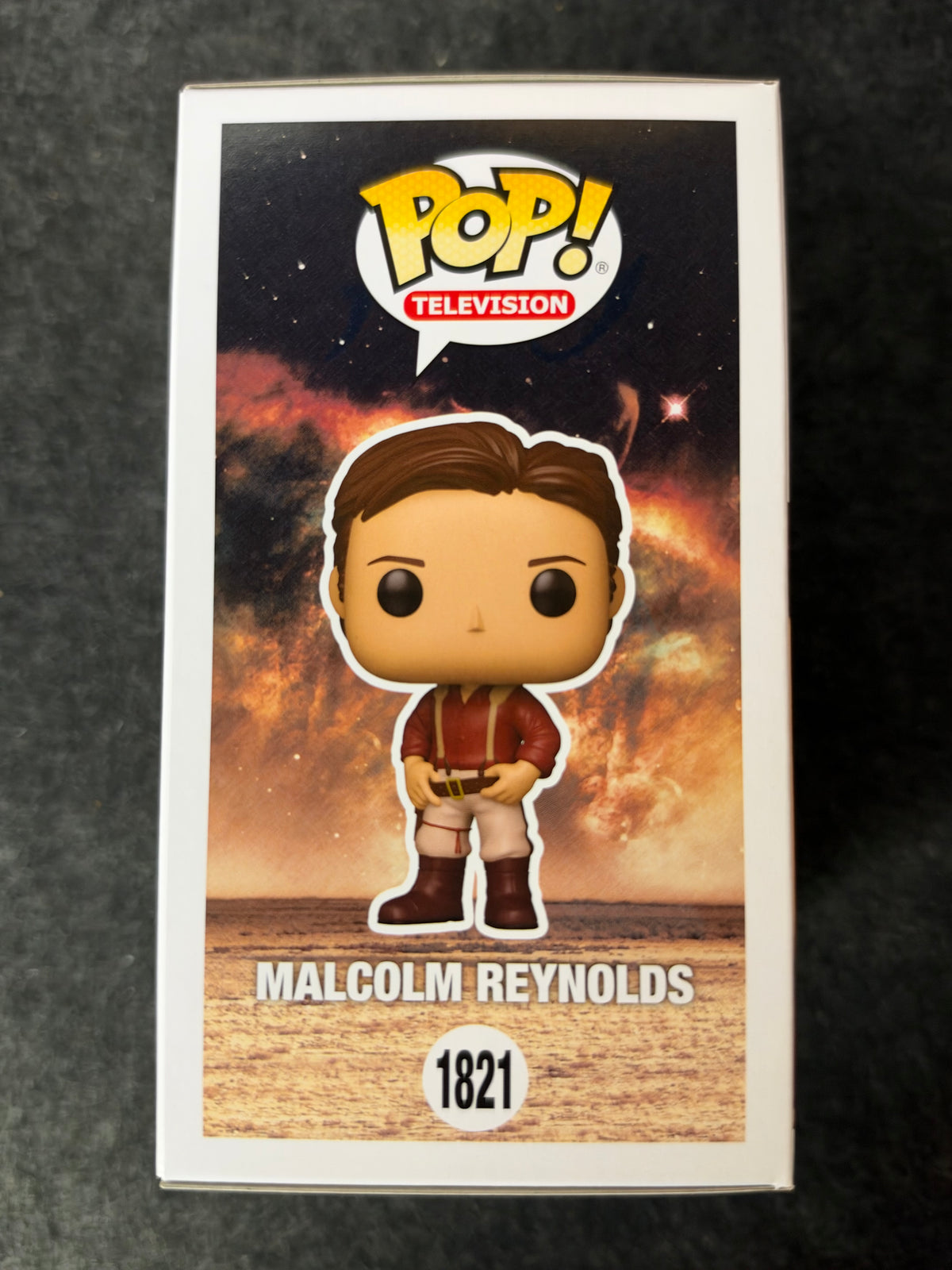 Nathan Fillion Signed Malcolm Reynolds Firefly #1821 Funko - JSA Witnessed