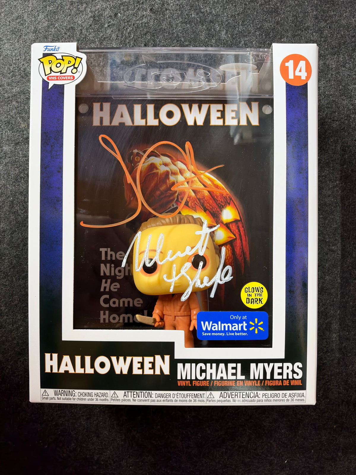 John Carpenter and Nick Castle Signed Michael Myers #14 Funko - JSA COA