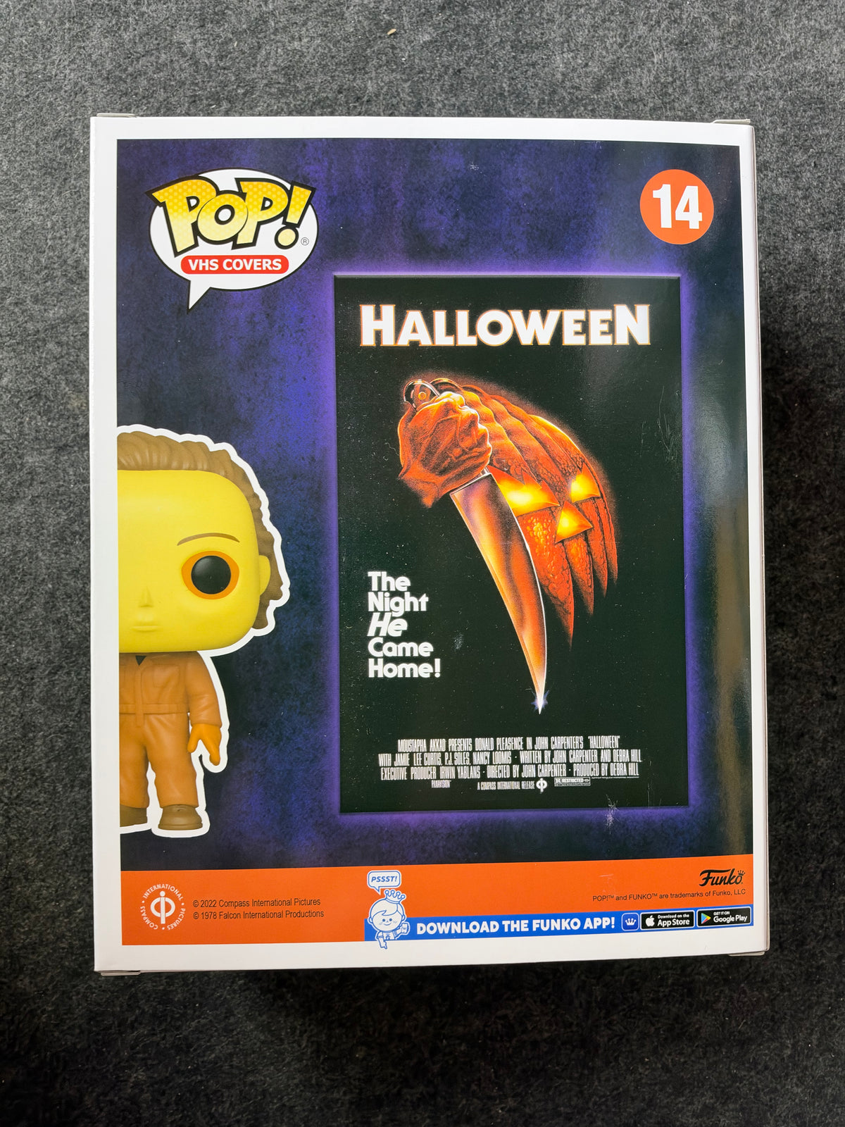 John Carpenter and Nick Castle Signed Michael Myers #14 Funko - JSA COA