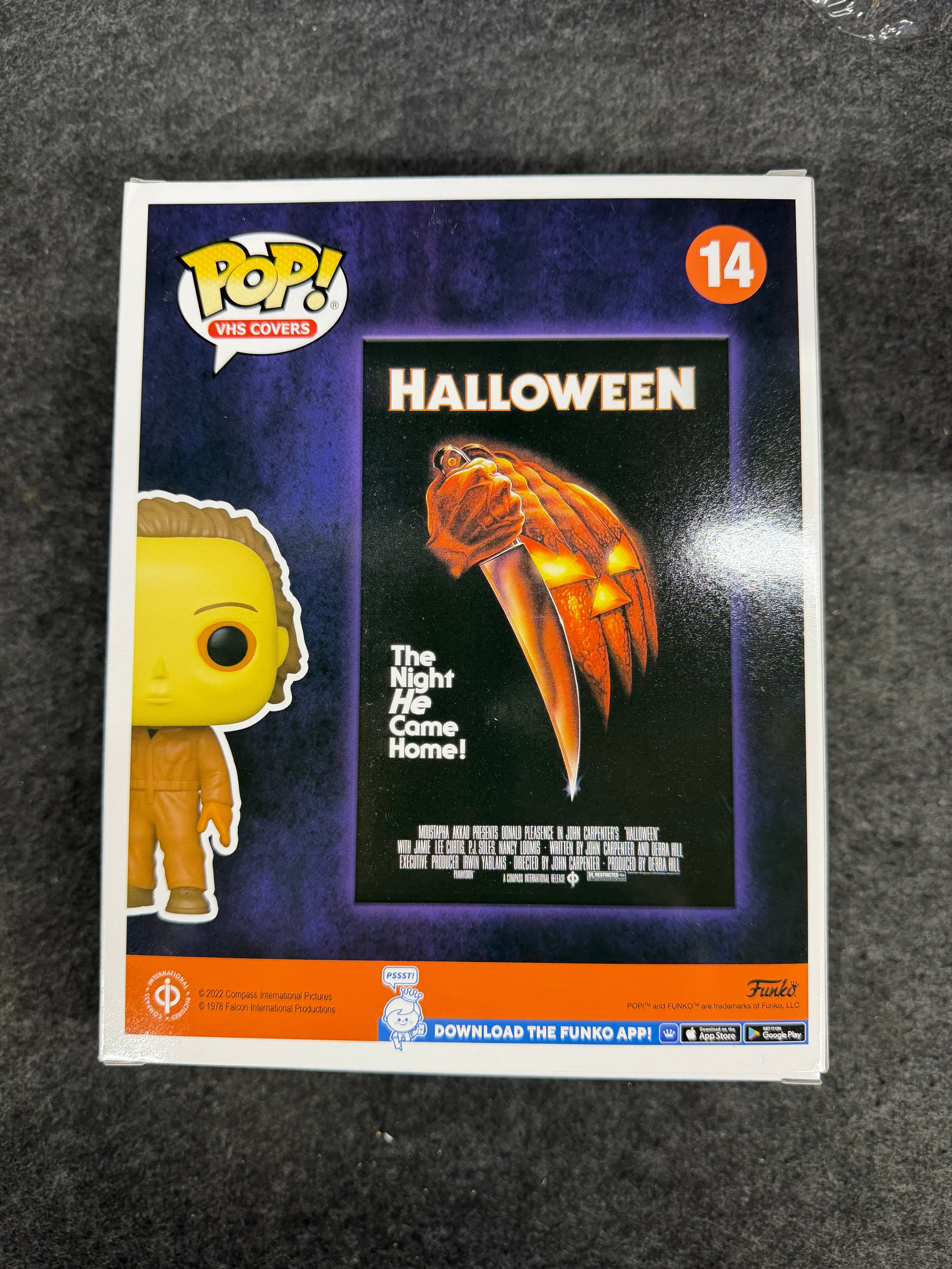 John Carpenter and Nick Castle Signed Michael Myers #14 Funko - JSA COA