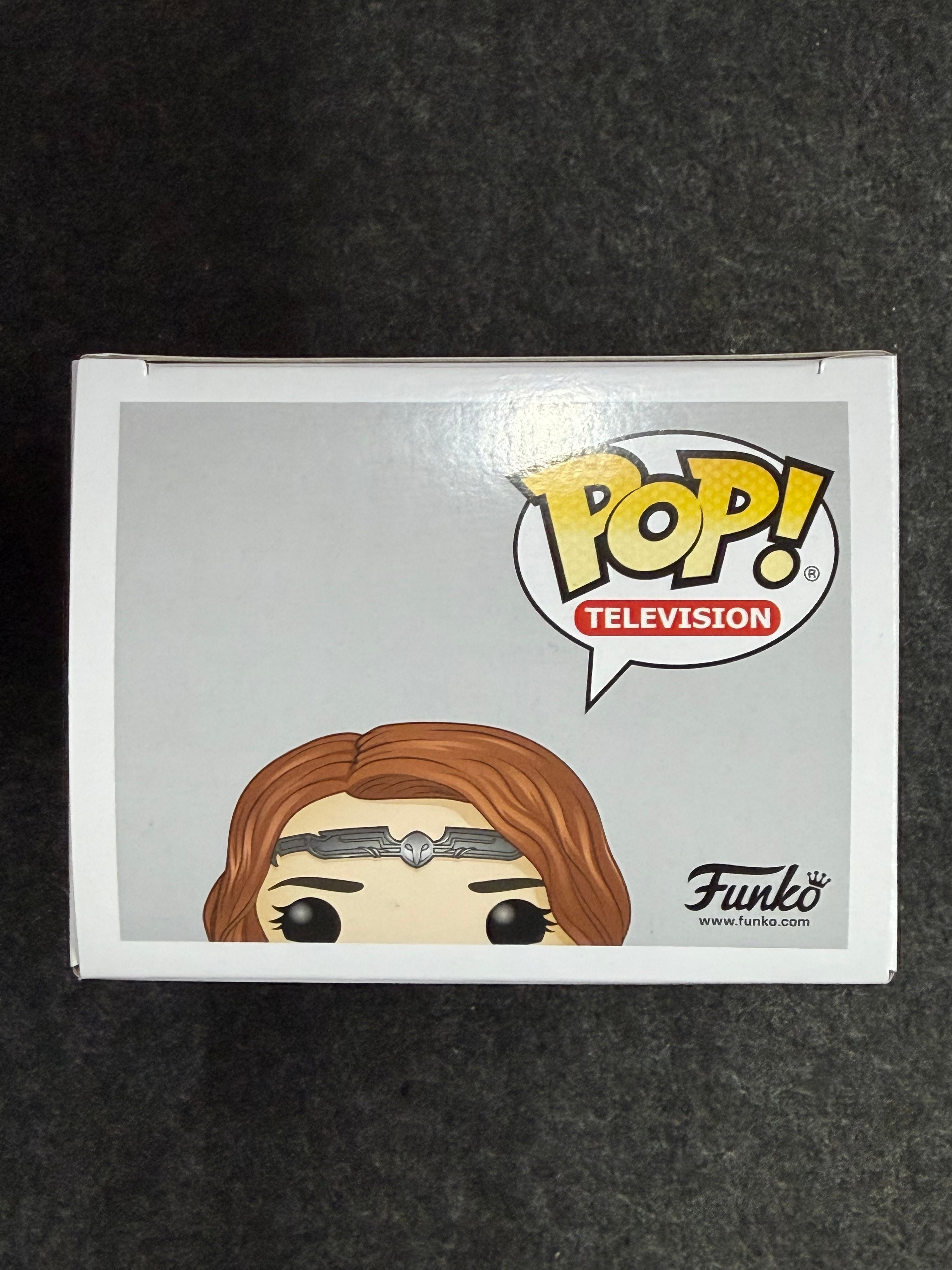 Dominique McElligott Signed The Boys Queen Maeve #982 Funko - JSA Witnessed COA