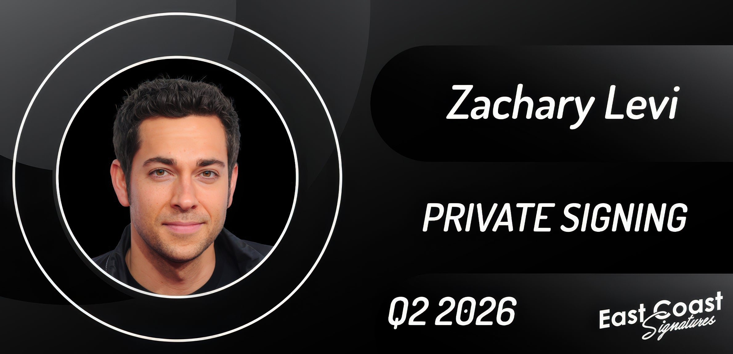 DC シャザム　ザッカリー・リーヴァイ　直筆サイン Zachary Levi Private Signing – East Coast Signatures
