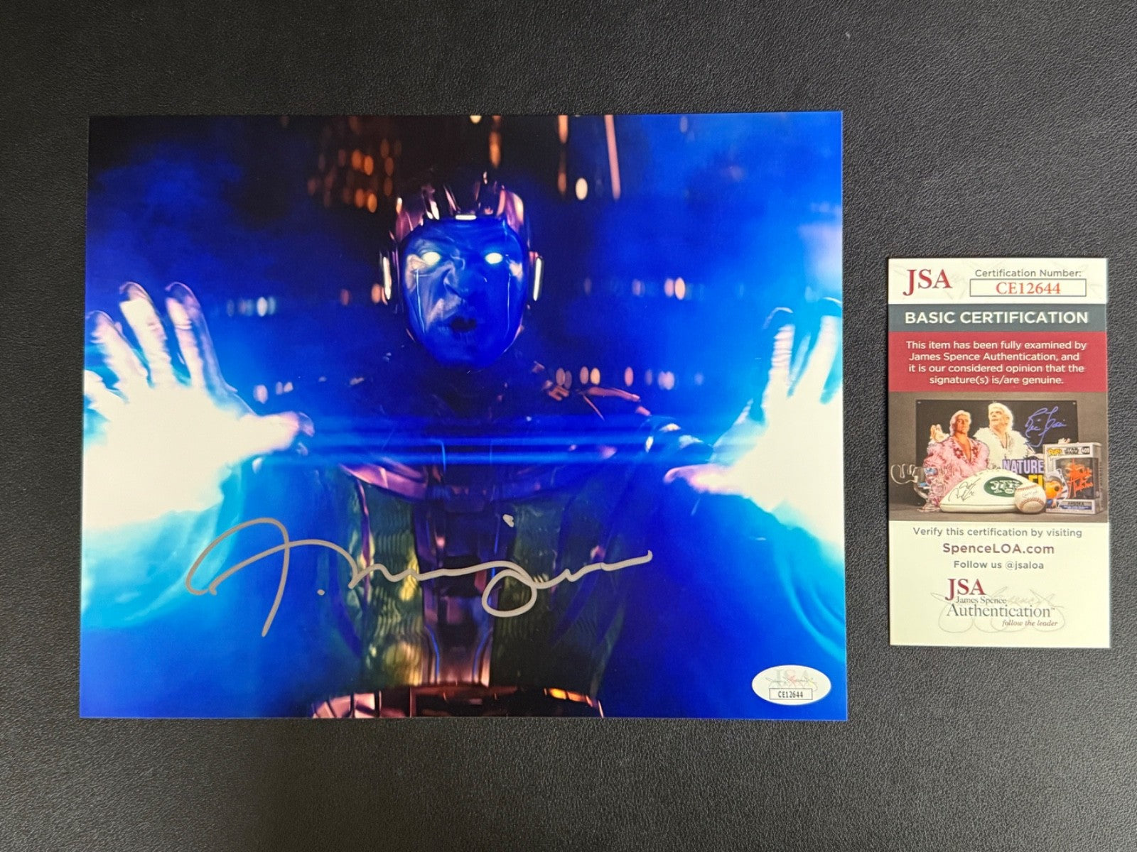 Jonathan Majors Signed 8x10 Photo as Kang Antman Quantumania - JSA COA