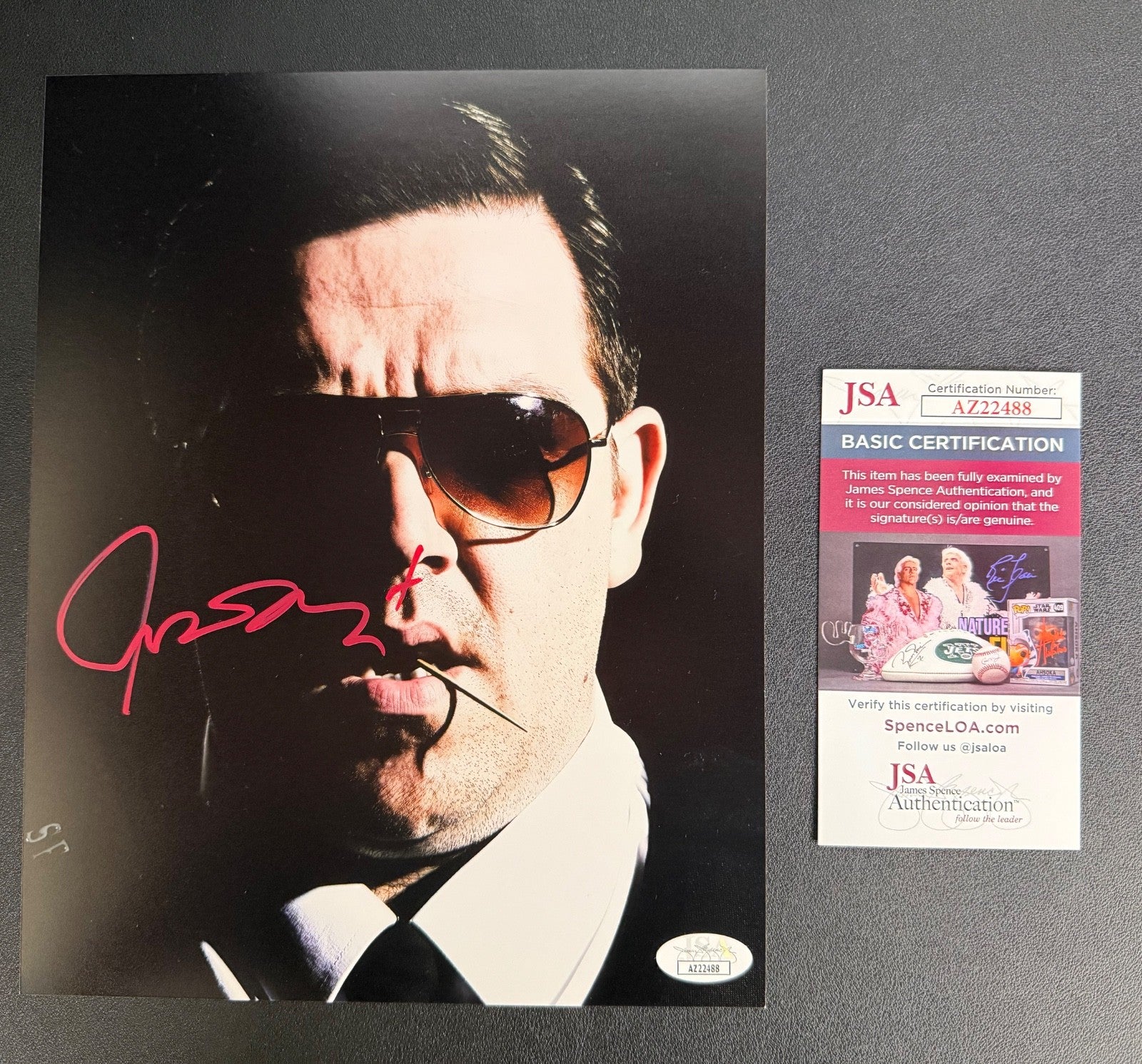 Nick Frost Signed 8x10 Photo as Danny Hot Fuzz - JSA COA