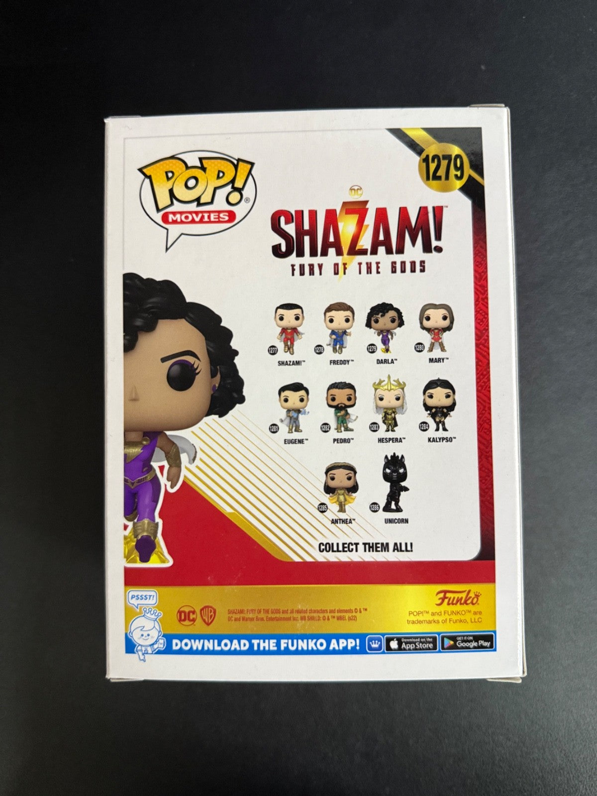 Meagan Good Signed Funko Pop #1279 as Darla Shazam! - JSA COA