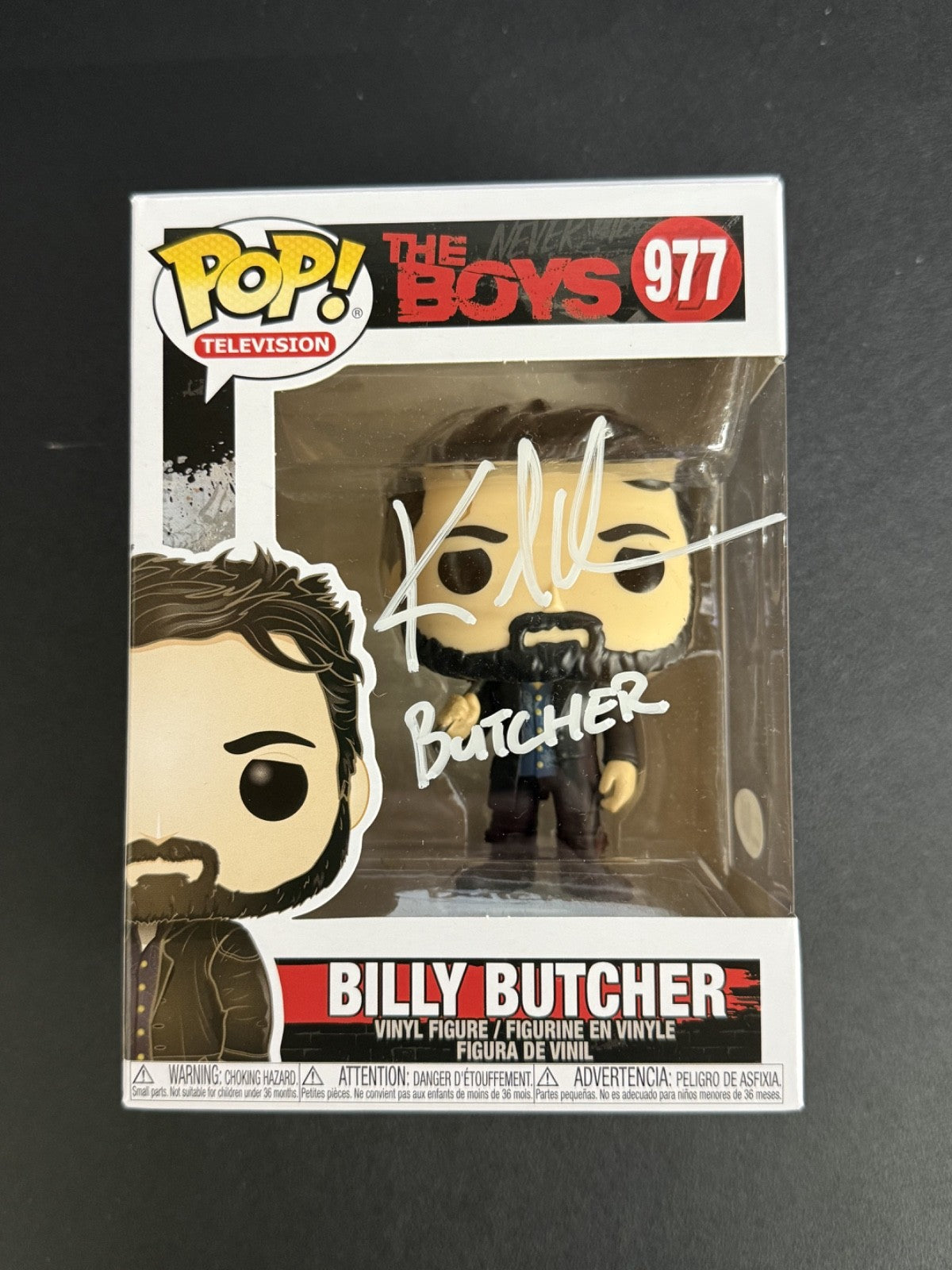 Karl Urban Signed The Boys Billy Butcher #977 Funko - JSA COA