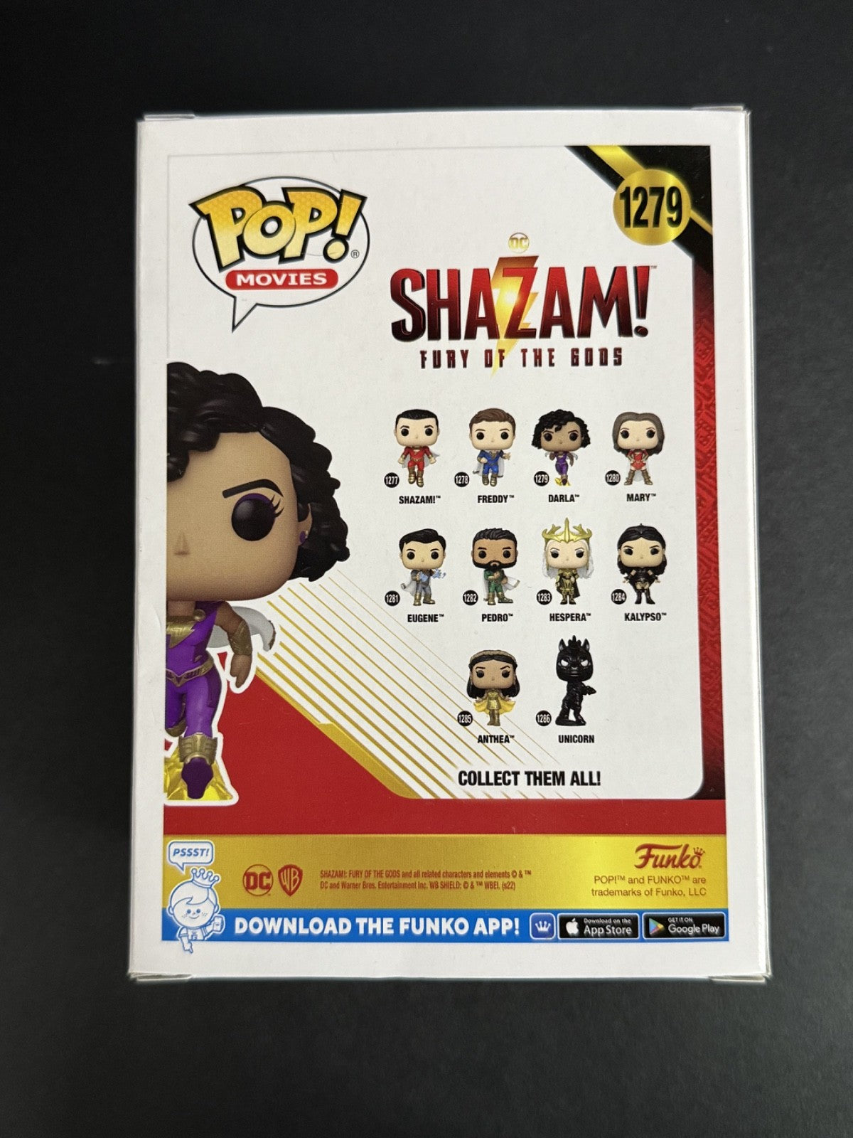 Meagan Good Signed Funko Pop #1279 as Darla Shazam! - JSA COA