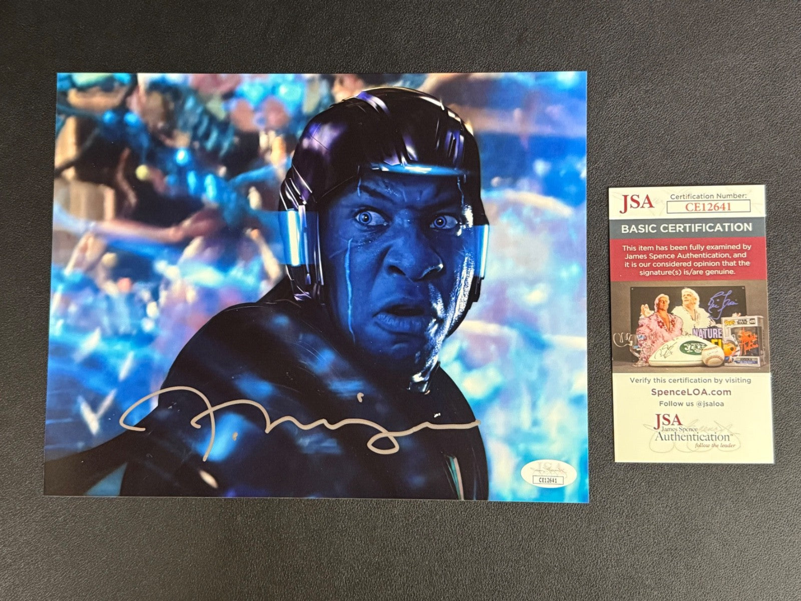 Jonathan Majors Signed 8x10 Photo as Kang Antman Quantumania - JSA COA