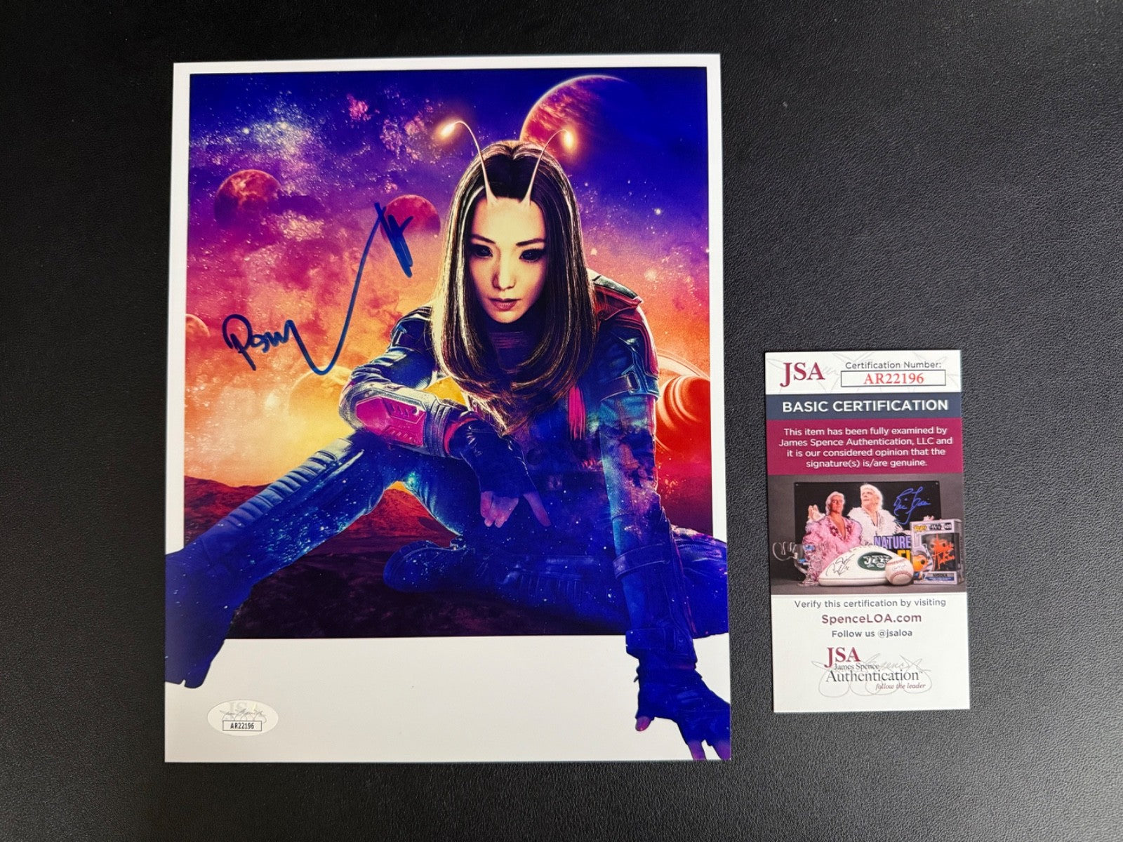 Pom Klementieff Signed 8x10 Photo Mantis Guardians of the Galaxy - JSA COA